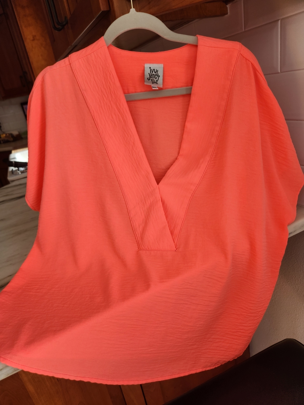 ivy jane Coral V-Neck Blouse